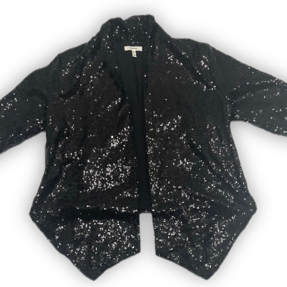 Maurice’s Blazer,  Black Sequins, women’s, size medium